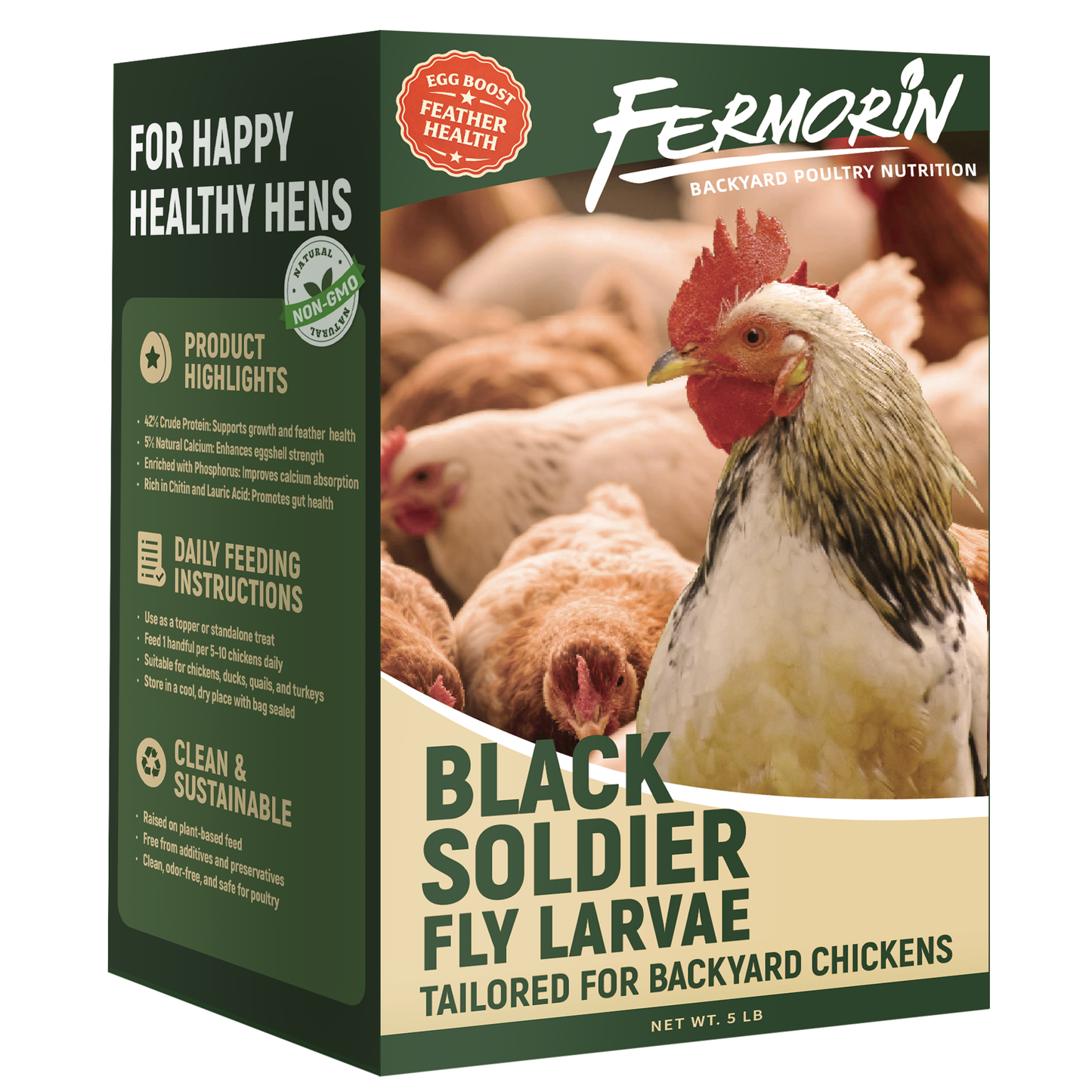 Dried Black Soldier Fly Larvae for Poultry – High-Protein Treats